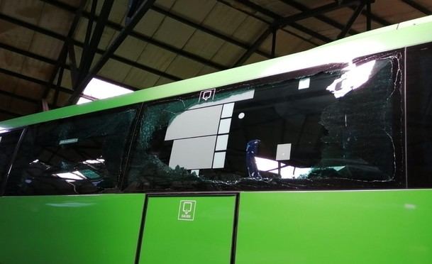 Un nuevo ataque masivo contra autobuses de IRUBUS impide su normal funcionamiento