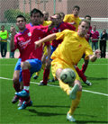 Ruiz, ante el Coslada  (Foto: EL FARO )