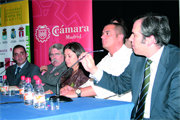 Imagen de la presentación de las jornadas, el lunes en Moralzarzal  (Foto: RICARDO MIGUEL PEÑA)