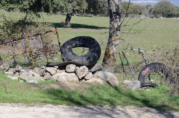 Abandono de muros de piedra seca en la Sierra de Guadarrama