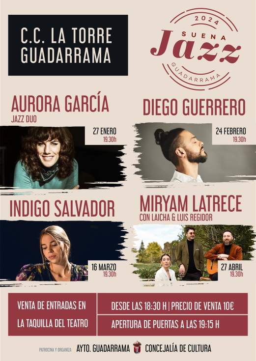 'Suena Jazz' vuelve el sábado 27 de enero a Guadarrama