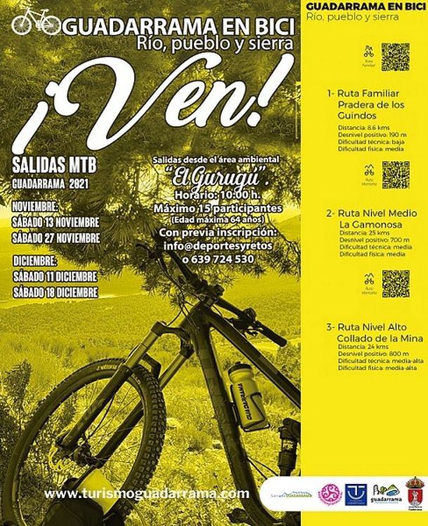 Vuelve a Guadarrama la propuesta de turismo activo en MTB