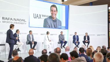 Presentación de la UAX Rafa Nadal Sports University en Villanueva de la Cañada