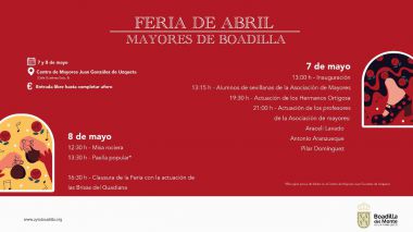 Boadilla recupera su tradicional Feria de Abril de los mayores