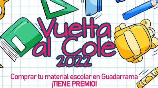 La campaña de 'La Vuelta al Cole' sorteará premios entre los que compren en Guadarrama