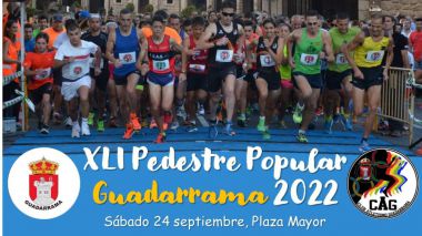 Abiertas las inscripciones en la XLI edición de la Pedestre Popular de Guadarrama