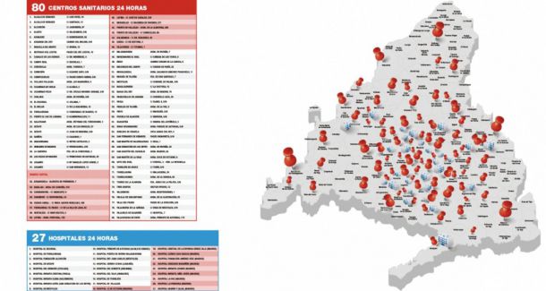 80 centros sanitarios abrirán 24 horas todos los días con médicos y enfermería