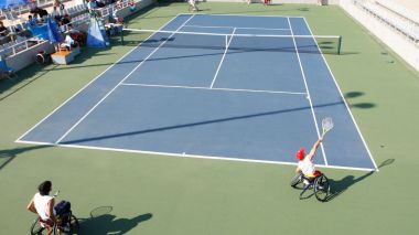 Mutua Madrid Open: Un partido de exhibición para acercar el tenis en silla de ruedas a los espectadores