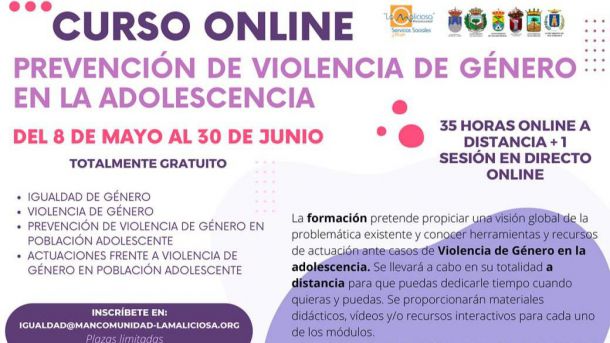 Curso on line de prevención de violencia de género en la adolescencia