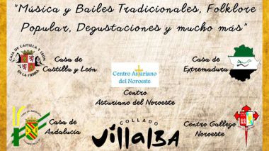 Folklore, bailes, cultura y gastronomía en el XVI Encuentro de Casas Regionales de Collado Villalba