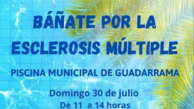 'Báñate por la Esclerosis Múltiple' vuelve el domingo a la piscina municipal de Guadarrama