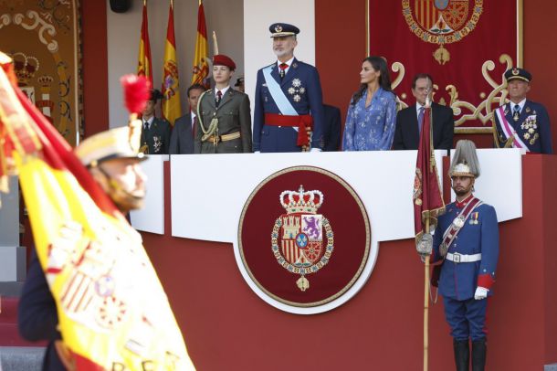 Leonor se convierte en centro de todas las miradas en el desfile de la Fiesta Nacional