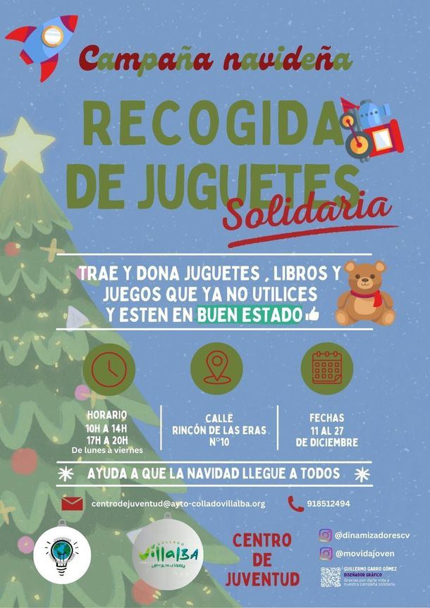 Recogida solidaria de juguetes en Collado Villalba