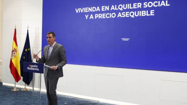 Pedro Sánchez anuncia un plan para construir 43.000 viviendas de alquiler asequible