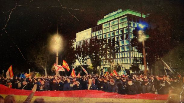 Las calles de Madrid son escenario de 'gritos fascistas y saludos nazis de nuevo'