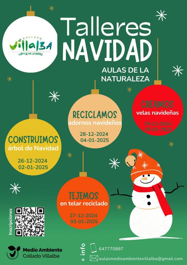 Actividades navideñas en las Aulas de Naturaleza de Collado Villalba