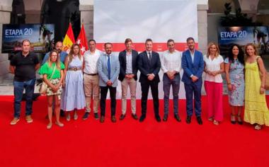 El Alcalde de Guadarrama participa en la presentación de la etapa 20 de la Vuelta 2023