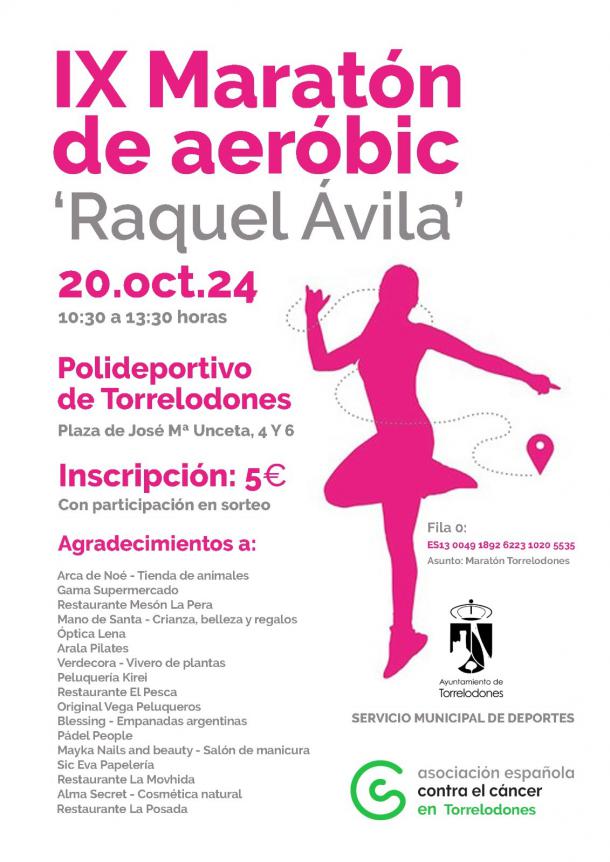 El Maratón de aeróbic por el cáncer de mama vuelve a Torrelodones