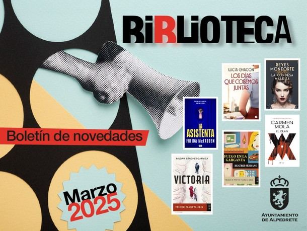 Nuevos títulos en la Biblioteca Municipal de Alpedrete para marzo