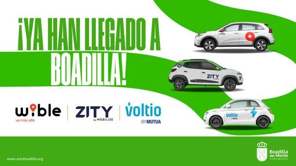 Boadilla registra casi 3200 viajes en su nuevo servicio de carsharing