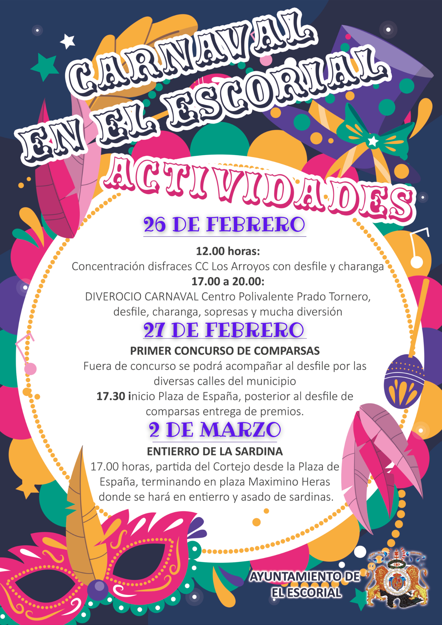 El carnaval vuelve este fin de semana a las calles de El Escorial