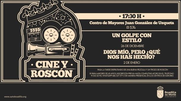 Cine y roscón: Actividades navideñas para los mayores de Boadilla