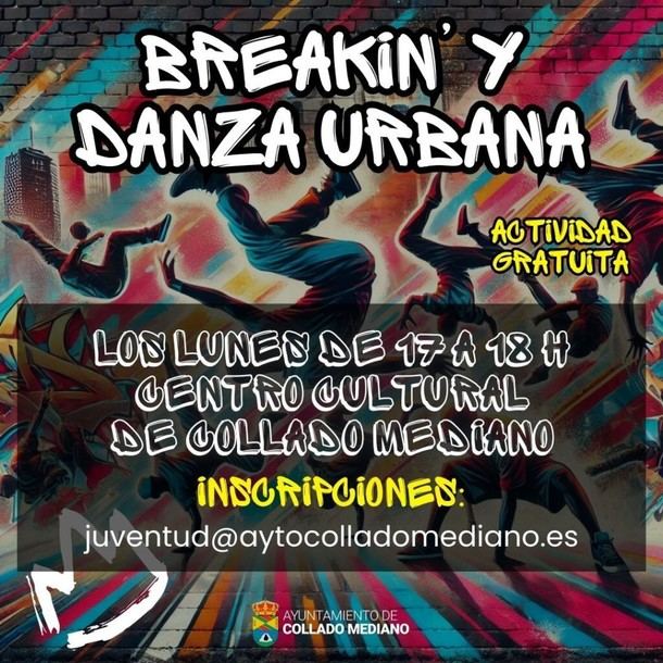 Collado Mediano lanza clases de danza urbana para todos