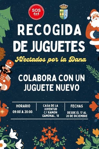 Recogida de juguetes nuevos para niños afectados por la DANA en Valdemorillo