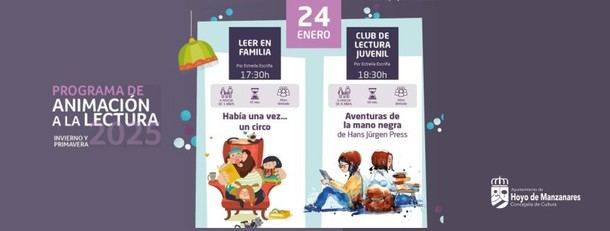 Nuevo viernes de lectura familiar y juvenil en Hoyo de Manzanares