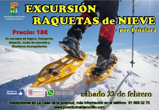 Excursión con raquetas de nieve en Peñalara este sábado