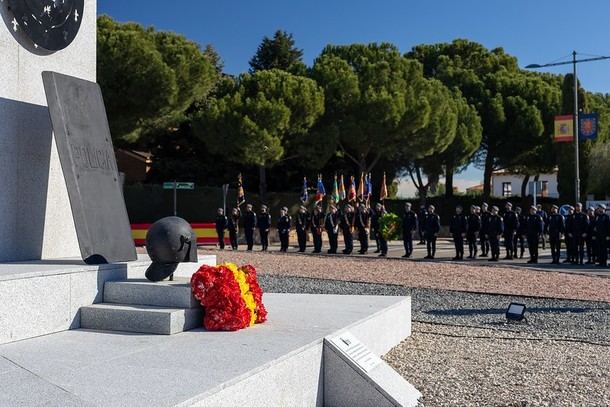 Inauguran rotonda en La Cárcava en honor a las Unidades de Intervención Policial