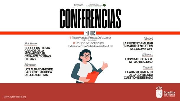 Ciclo de conferencias históricas gratuitas en Boadilla del Monte