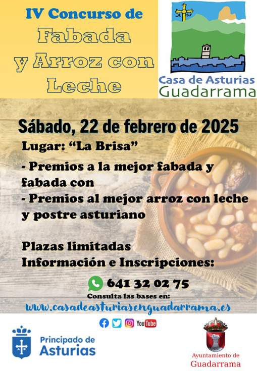 Guadarrama acoge el IV Concurso de Fabada y Arroz con Leche de la Casa de Asturias