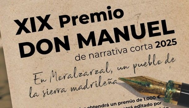 Moralzarzal lanza el Premio Don Manuel de Narrativa Corta 2025