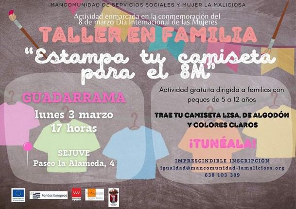 Taller familiar por el Día de la Mujer en La Maliciosa