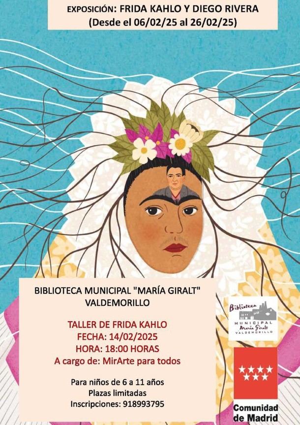 Exposición de Frida Kahlo y Diego Rivera en Madrid del 6 al 26 de febrero