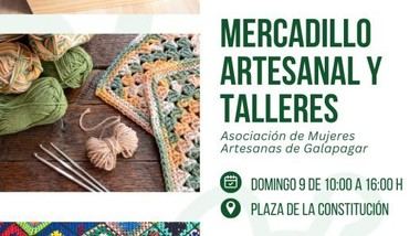 Talleres creativos en el Mercadillo Artesano de Galapagar