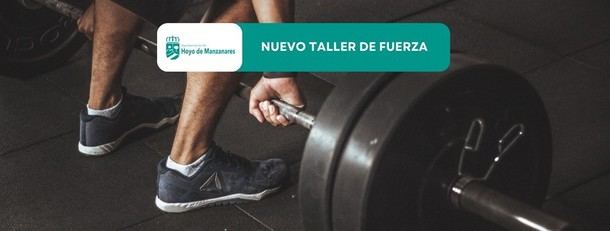 Taller práctico de fuerza en el Polideportivo de Hoyo de Manzanares