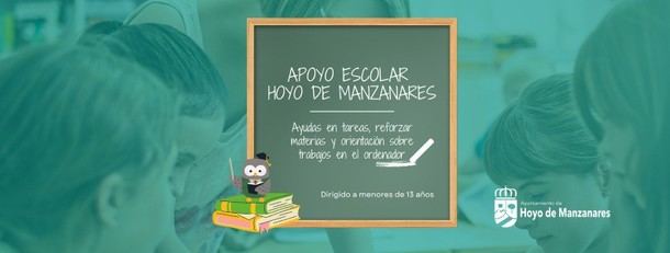 Lanzan programa de apoyo escolar para niños en Hoyo de Manzanares