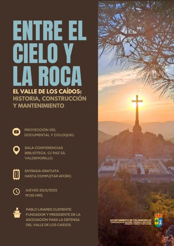 Documental y coloquio sobre el Valle de los Caídos en Valdemorillo