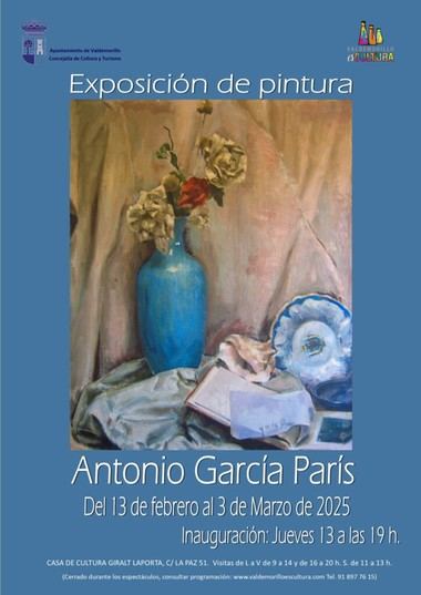 Exposición y homenaje a Antonio García París en Valdemorillo