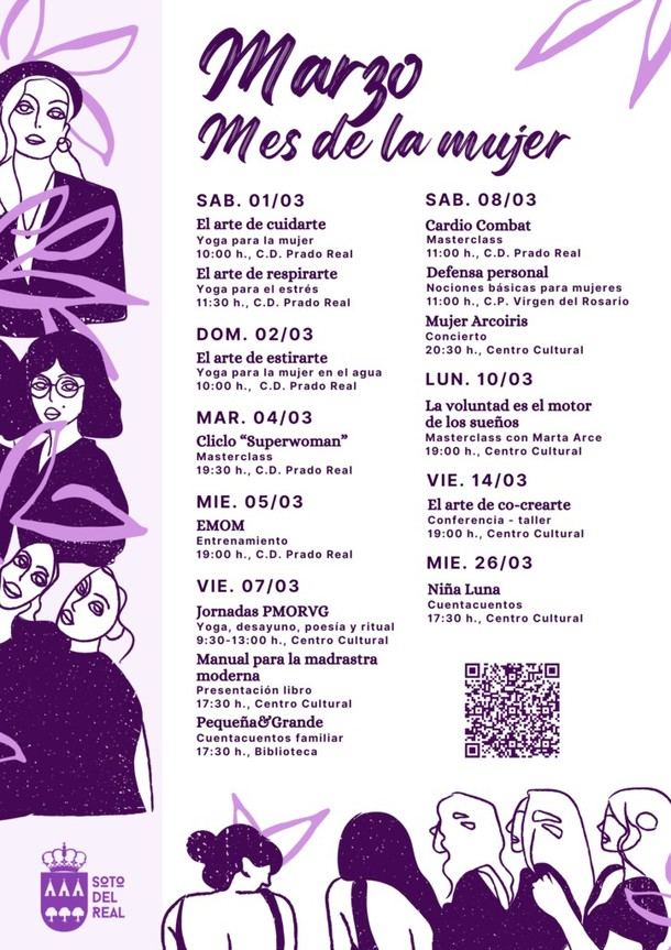 Soto del Real organiza actividades para conmemorar el mes de la mujer