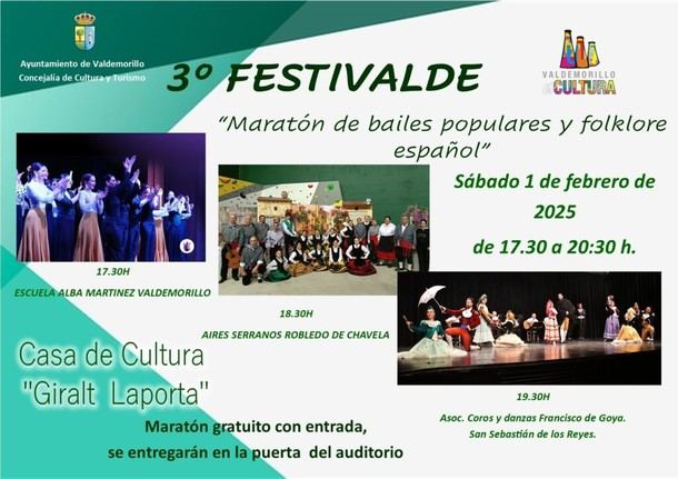 Valdemorillo acoge este sábado su tercer festival de bailes y folklore español