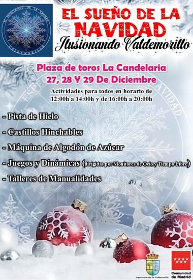 Valdemorillo celebra 'El sueño de Navidad' con actividades gratuitas este fin de semana