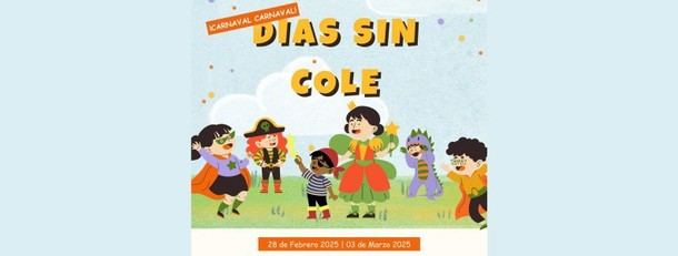 Días sin cole en Hoyo de Manzanares por Carnaval del 28 de febrero al 3 de marzo