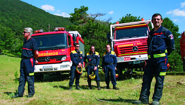 GRANADOS Y ELORRIAGA PRESENTAN EN CERCEDILLA EL DISPOSITIVO ESPECIAL CONTRA INCENDIOS, que se mantendrá hasta el 15 de octubre