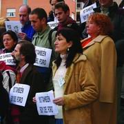 Miembros del Foro, a las puertas de los Juzgados