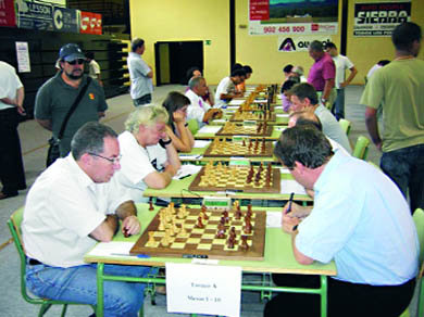 Imagen de las primeras mesas del Open 2007  (Foto: CEDIDA)