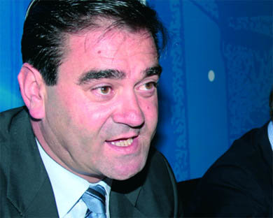 El alcalde de Collado Villalba, José Pablo González  (Foto: R.M. PEÑA)