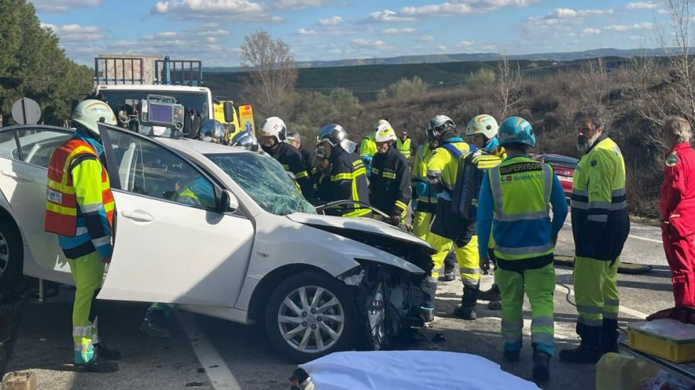 Los profesionales sanitarios del SUMMA 112 ha atendido un total de 1.032 pacientes implicados en accidentes de tráfico en lo que llevamos de año, una cifra